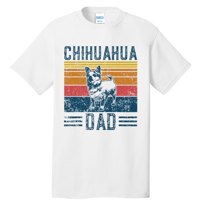 Dog Chihuahua Dad Vintage Chihuahua Dad Tall T-Shirt