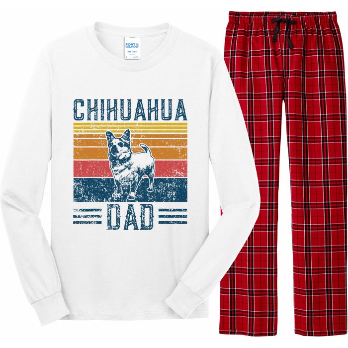 Dog Chihuahua Dad Vintage Chihuahua Dad Long Sleeve Pajama Set