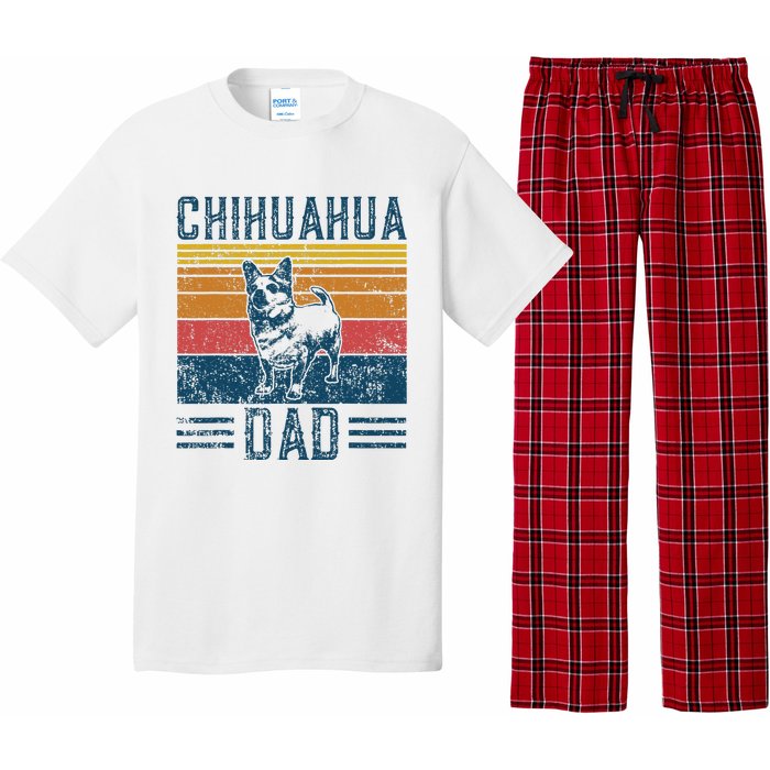 Dog Chihuahua Dad Vintage Chihuahua Dad Pajama Set