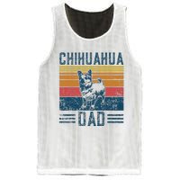 Dog Chihuahua Dad Vintage Chihuahua Dad Mesh Reversible Basketball Jersey Tank