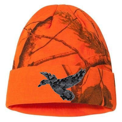 Dark Camouflage Duck Dark Camo Duck Hunting Cool Gift Kati Licensed 12" Camo Beanie