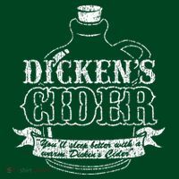 Dickens Cider Button