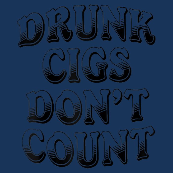 Drunk Cigs Don't Count Infant Baby Jersey Bodysuit