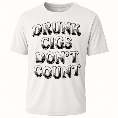 Drunk Cigs Don't Count Performance Shirt