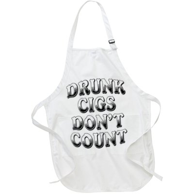 Drunk Cigs Don't Count Apron