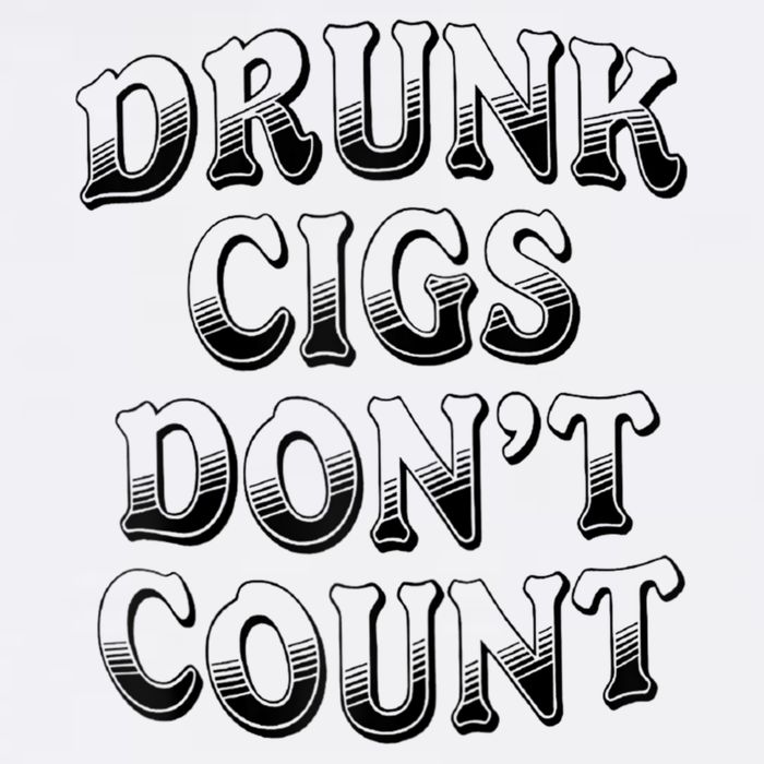Drunk Cigs Don't Count Premium Pullover Hoodie