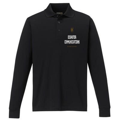 Disaster Communications Performance Long Sleeve Polo