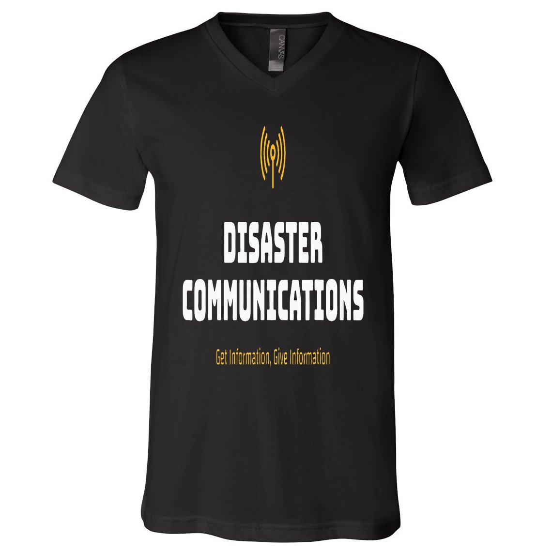 Disaster Communications V-Neck T-Shirt