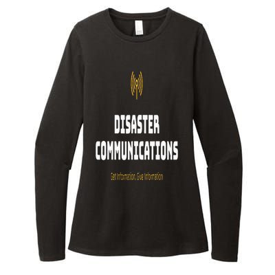 Disaster Communications Womens CVC Long Sleeve Shirt