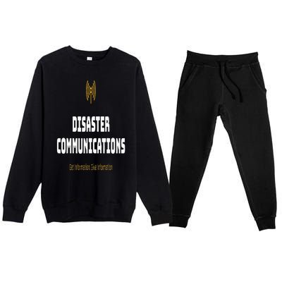 Disaster Communications Premium Crewneck Sweatsuit Set