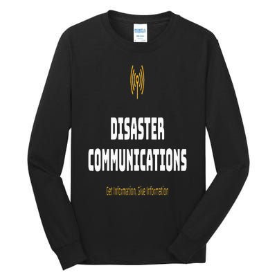 Disaster Communications Tall Long Sleeve T-Shirt