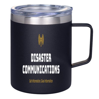 Disaster Communications 12oz Stainless Steel Coffee Mug