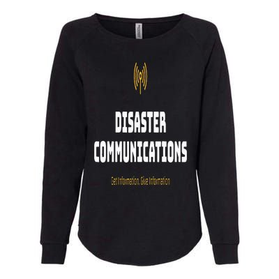 Disaster Communications Womens California Wash Sweatshirt