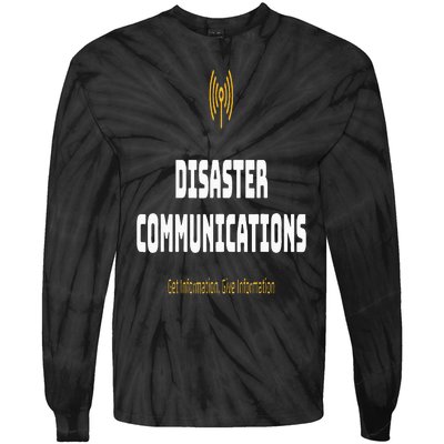 Disaster Communications Tie-Dye Long Sleeve Shirt