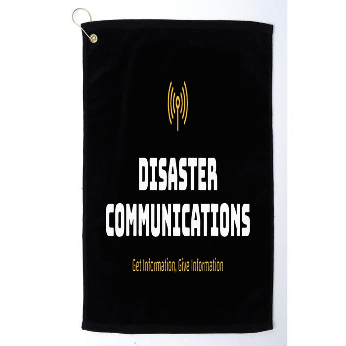 Disaster Communications Golf Towel