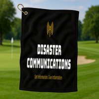 Disaster Communications Golf Towel