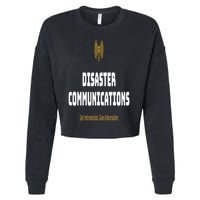Disaster Communications Cropped Pullover Crew