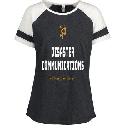 Disaster Communications Enza Ladies Jersey Colorblock Tee