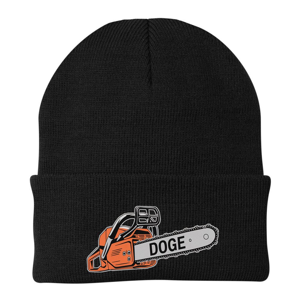Doge Chainsaw D.O.G.E Saw Beanie