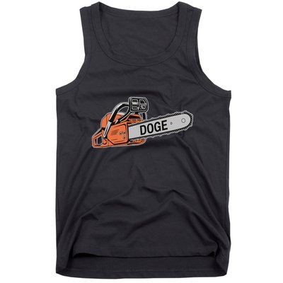 Doge Chainsaw D.O.G.E Saw Tank Top