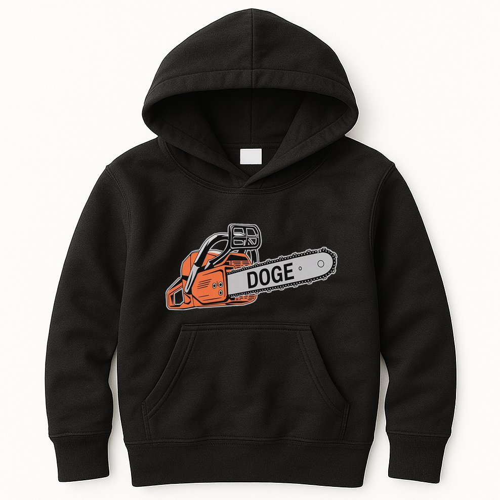 Doge Chainsaw D.O.G.E Saw Kids Hoodie