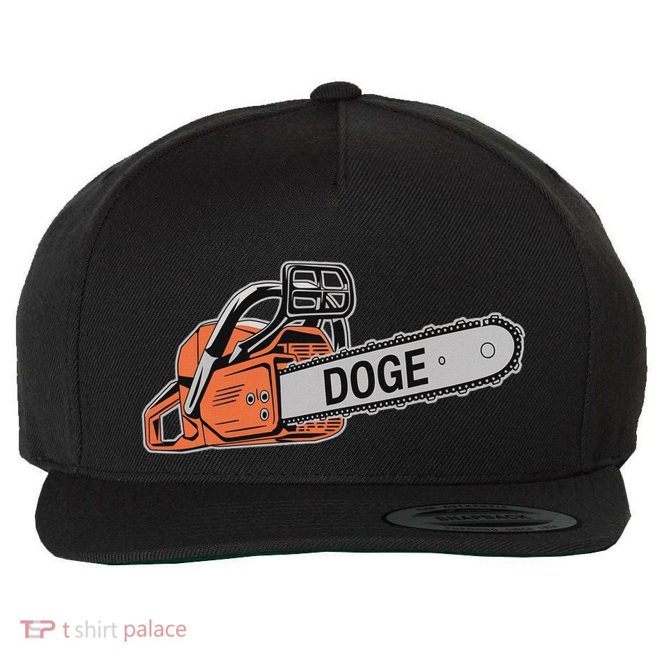 Doge Chainsaw D.O.G.E Saw Wool Snapback Cap