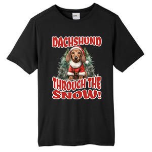 Dachshund Christmas Doxie Mama Doxie Mom Wiener Dog Gift Tall Fusion ChromaSoft Performance T-Shirt