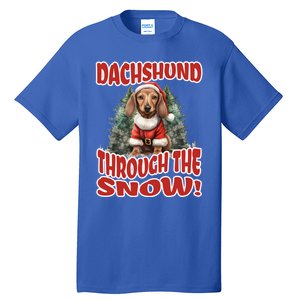 Dachshund Christmas Doxie Mama Doxie Mom Wiener Dog Gift Tall T-Shirt