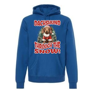 Dachshund Christmas Doxie Mama Doxie Mom Wiener Dog Gift Premium Hoodie