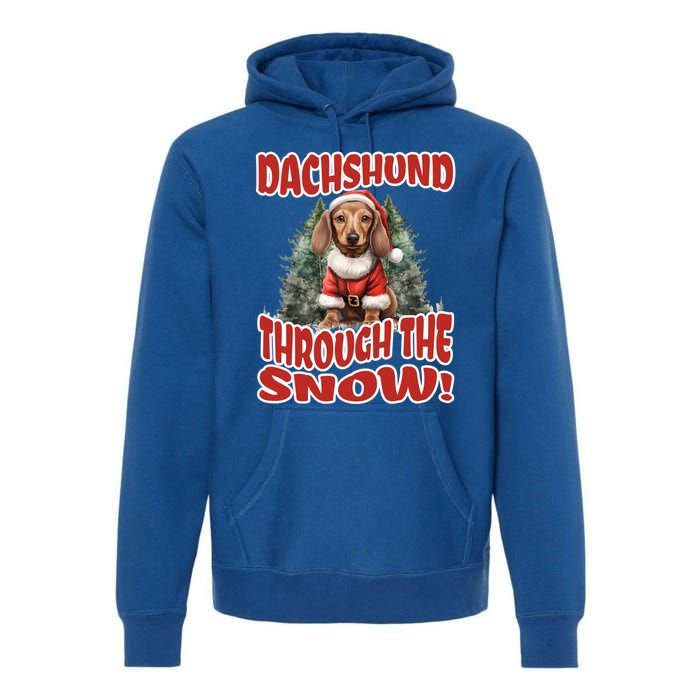 Dachshund Christmas Doxie Mama Doxie Mom Wiener Dog Gift Premium Hoodie