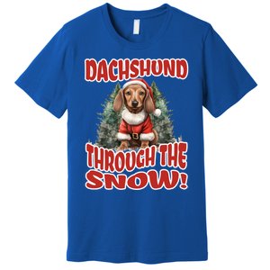 Dachshund Christmas Doxie Mama Doxie Mom Wiener Dog Gift Premium T-Shirt