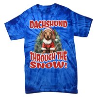 Dachshund Christmas Doxie Mama Doxie Mom Wiener Dog Gift Tie-Dye T-Shirt