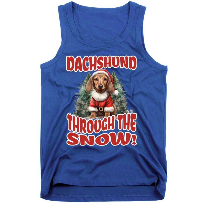 Dachshund Christmas Doxie Mama Doxie Mom Wiener Dog Gift Tank Top