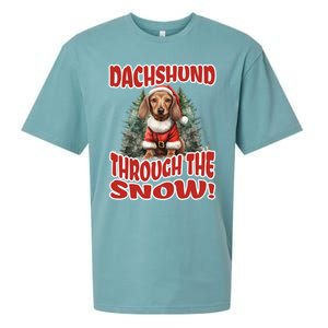 Dachshund Christmas Doxie Mama Doxie Mom Wiener Dog Gift Sueded Cloud Jersey T-Shirt