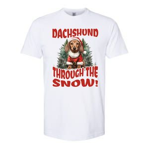 Dachshund Christmas Doxie Mama Doxie Mom Wiener Dog Gift Softstyle CVC T-Shirt