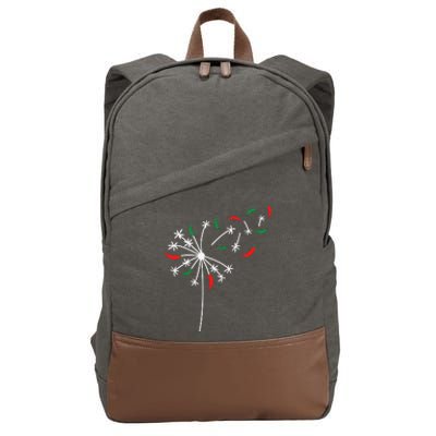 Dandelion Cinco De Mayo Cute Chili Flower Mexican Fiesta Cotton Canvas Backpack