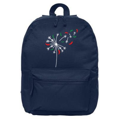 Dandelion Cinco De Mayo Cute Chili Flower Mexican Fiesta 16 in Basic Backpack