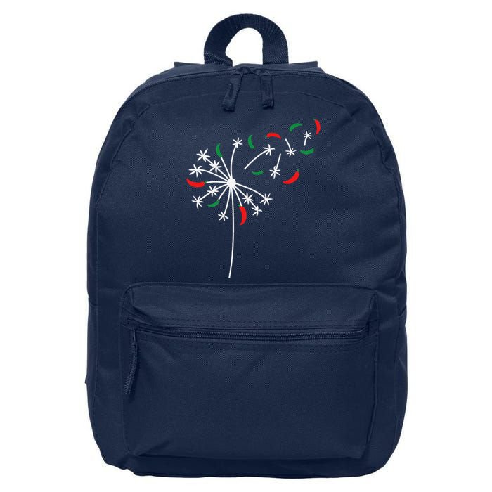 Dandelion Cinco De Mayo Cute Chili Flower Mexican Fiesta 16 in Basic Backpack