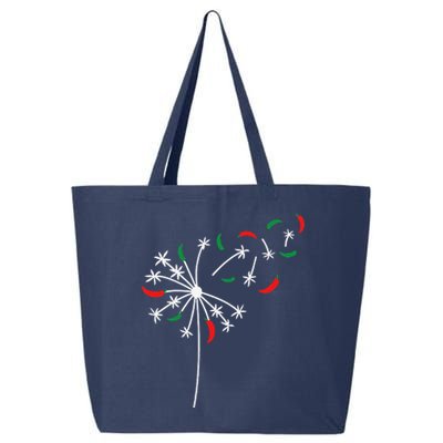 Dandelion Cinco De Mayo Cute Chili Flower Mexican Fiesta 25L Jumbo Tote