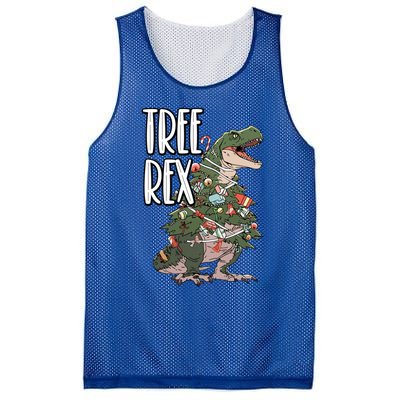 Dinosaur Christmas Dino Lover Santa Claus Xmas Paleontology Gift Mesh Reversible Basketball Jersey Tank