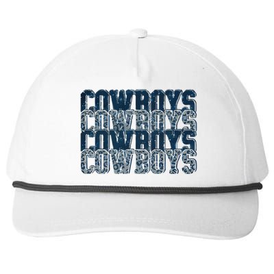 Dallas Cowboy Snapback Five-Panel Rope Hat