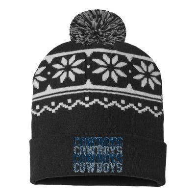 Dallas Cowboy USA-Made Snowflake Beanie