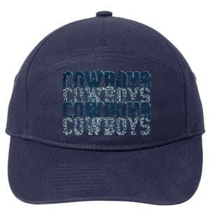 Dallas Cowboy 7-Panel Snapback Hat