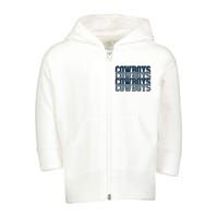 Dallas Cowboy Toddler Zip Fleece Hoodie