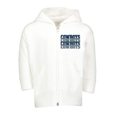 Dallas Cowboy Toddler Zip Fleece Hoodie