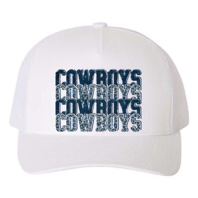 Dallas Cowboy Yupoong Adult 5-Panel Trucker Hat