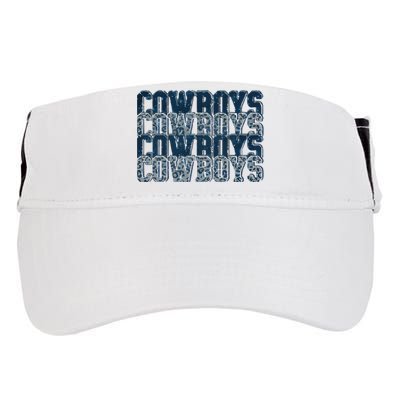 Dallas Cowboy Adult Drive Performance Visor