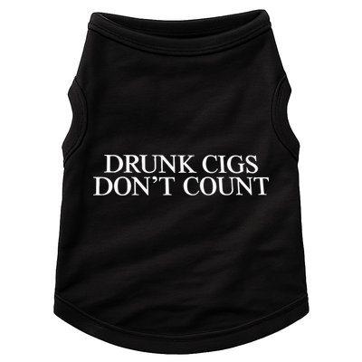 Drunk Cigs Don’t Count Doggie Tank