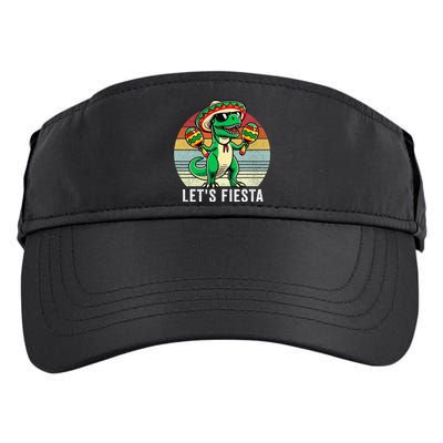 Dinosaur Cinco De Mayo LetS Fiesta Adult Drive Performance Visor