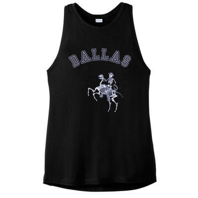 Dallas Cowpokes Ladies PosiCharge Tri-Blend Wicking Tank